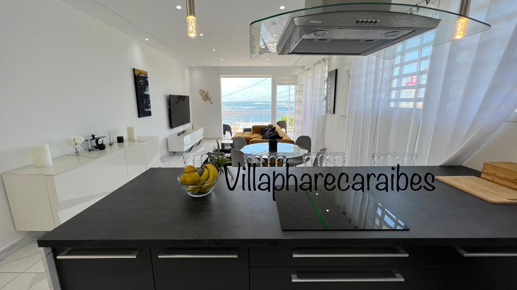 Villa Phare Caraibes Guadeloupe - Rooftop Jacuzzi & Ocean View Le Moule Ngoại thất bức ảnh